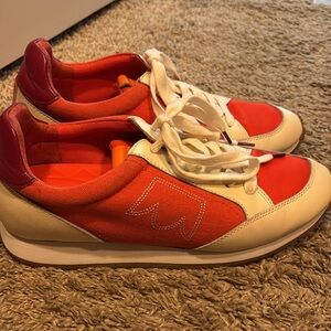 Birdies Orange and Cream Sneakers